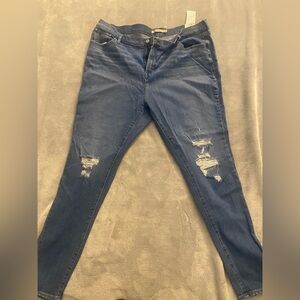 Levi's Women's Skinny Jeans in Dark Blue/ 721 High-Rise Skinny